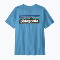 Férfi póló Patagonia P-6 Shore blue logo