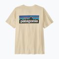Férfi póló Patagonia P-6 Logo undyed natural