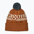 Téli sapka Patagonia Powder Town hut tripper logo: cinnamon brown 2