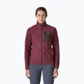 Női polár pulóver Patagonia R1 Air berry fig
