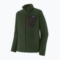 Férfi polár pulóver Patagonia R1 Air treeline green 4