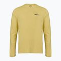 Férfi hosszú ujjú póló Patagonia Cap Cool Daily Boardshort Logo LS limestone yellow - Light Limestone yellow x-dye