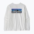 Női hosszú ujjú póló Patagonia P-6 Logo Responsibili-Tee LS fiber white 2
