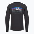 Férfi hosszú ujjú póló Patagonia Fitz Roy Foothills LS ink black 2