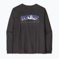 Férfi hosszú ujjú póló Patagonia Fitz Roy Foothills LS ink black 2