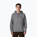 Férfi pulóver Patagonia Great Waves Uprisal Hoody gravel heather