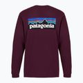 Férfi hosszú ujjú póló Patagonia P-6 Logo Responsibili berry fig 2