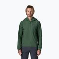 Férfi softshell dzseki Patagonia R1 TechFace Hoody canopy green