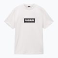 Férfi Napapijri S-Box Logo fehér whisper póló 4