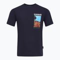 Férfi Napapijri S-Valdor blu marine póló