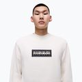 Férfi Napapijri B-Box Logo C fehér whisper pulóver 3