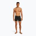 Férfi thermo boxeralsó jégtörő Anatomica Snow Day fekete/peridot/aop 3