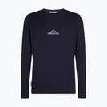 Férfi hosszú ujjú icebreaker Merino 150 Tech Lite Road To Cook midnight navy 6