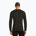 Férfi thermoaktív pulóver icebreaker Merino 200 Oasis Crewe Snow Day fekete/peridot/aop 3