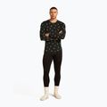 Férfi thermoaktív pulóver icebreaker Merino 200 Oasis Crewe Snow Day fekete/peridot/aop 5
