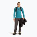 Férfi Icebreaker Merino 200 Oasis Crewe Crewe Elevation Line topaz termikus hosszú ujjú ruha 4