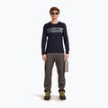 Férfi hőaktív pulóver icebreaker Merino 200 Oasis Crewe Elevation Line midnight navy 4