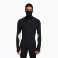 Férfi termikus overál icebreaker Merino 200 Oasis+ fekete/natúr/cb 2