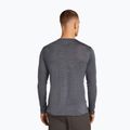 Férfi hosszú ujjú túrapóló icebreaker Merino 125 Cool-Lite Sphere III Tee éjféli tengerészkék melírozott 3