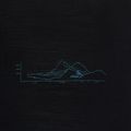 Férfi póló icebreaker Merino Blend 125 Cool-Lite Sphere Trail fekete 3