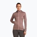 Icebreaker női Merino 260 Quantum IV Zip Hoodie csúcs/piros színben