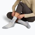Icebreaker női zokni Merino Hike+ Medium Crew blizzard heather/alloy 3