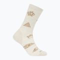 Icebreaker női zokni Merino Ultralight Crew Camp Ess ecru heather/sand