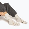 Icebreaker női zokni Merino Ultralight Crew Camp Ess ecru heather/sand 4