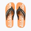 Férfi Napapijri NP0A4IQU barna flip flopok 6