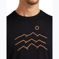 Férfi póló icebreaker Merino 125 Cool-Lite Sphere Tee Across The Peaks black 6