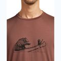 Férfi póló icebreaker Merino Core Canoe Companions carob 5