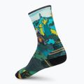 Zokni Smartwool Hike Trail Trekker Print Crew winter moss 2