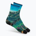 Női zokni Smartwool Hike Mountain Lake Print Crew capri