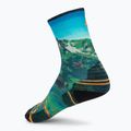 Női zokni Smartwool Hike Mountain Lake Print Crew capri 2