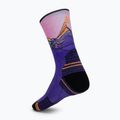 Női zokni Smartwool Hike Mountain Sunrise Print Crew deep navy 2