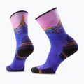 Női zokni Smartwool Hike Mountain Sunrise Print Crew deep navy 6