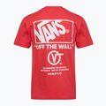 Férfi póló Vans Stacked Hi Tee crimson haze 2