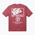 Férfi póló Vans Stacked Hi Tee crimson haze 2