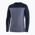Férfi Termoaktiv pulóver Smartwool Classic Thermal Merino Base Layer Colorblock Crew Boxed deep navy/nightfall 3
