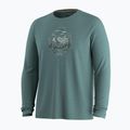 Férfi hosszú ujjú póló Smartwool Wander Valley Active Long Sleeve Graphic Tee dusty tea 3