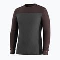 Férfi Termoaktiv pulóver Smartwool Classic Thermal Merino Base Layer Colorblock Crew Boxed mink/charcoal 3
