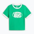 Női póló Vans Center Chest Ringer Tee vivid verdant