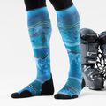 Sízokni Smartwool Ski Targeted Cushion Storm Peak Print OTC nightfall blue 2