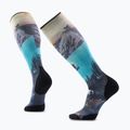 Sízokni Smartwool Ski Targeted Cushion Winter Phase Print OTC purple dawn