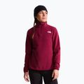 Női polár pulóver The North Face Glacier Fleece 1/4 Zip burgundy crush