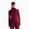 Női túra pulóver The North Face Summit Futurefleece Full Zip Hoodie burgundy crush