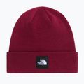 Téli sapka The North Face Dock Worker Recycled Beanie burgundy crush