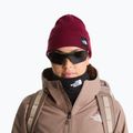 Téli sapka The North Face Dock Worker Recycled Beanie burgundy crush 3