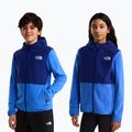 Gyerek polár pulóver The North Face Teen Glacier Full Zip Hoodie bold blue/activ blue