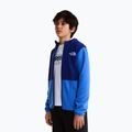 Gyerek polár pulóver The North Face Teen Glacier Full Zip Hoodie bold blue/activ blue 3